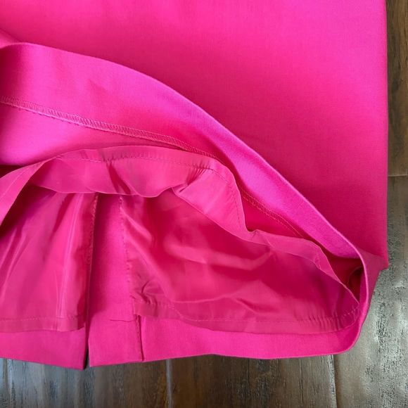 J. CREW V-Neck Bi-Stretch Cotton Sheath Dress in Soft Fuchsia - Picture 8 of 14